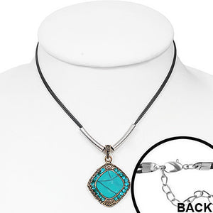 Turquoise Triangle Pendant