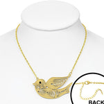 Gold Dove Pendant