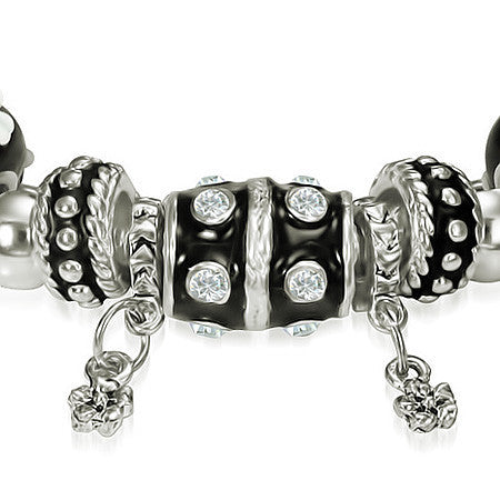 Black Padlock Bracelet
