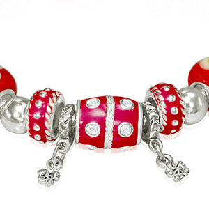 Red Padlock Bracelet