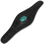Turquoise Center Leather Band