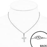 White Gem Religious Cross