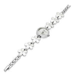 White Flower Dial Watch