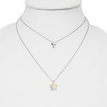 Sweet Flower Cross Pendant