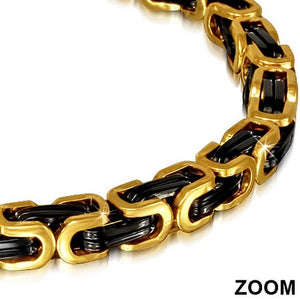 Black Steel Men's Clasp