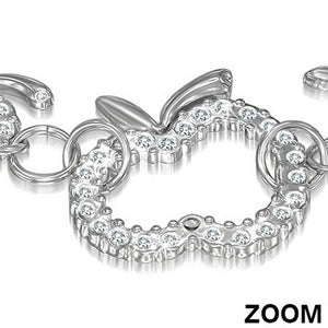 Crystal Apple Charm