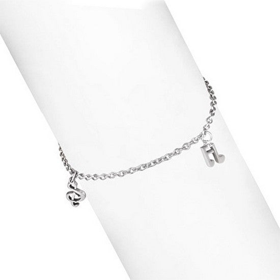 Music in Men Charm Bracelet