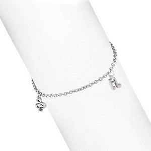 Music in Men Charm Bracelet