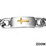 Bold Gold Cross Clasp