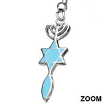 Blue Jewish Dangles