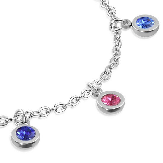 Multi Color Round Anklet