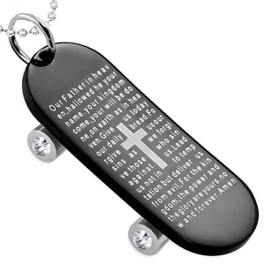 Christian Skateboard Pendant