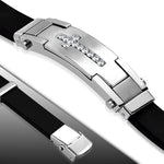 Diamond Cross Men's Bracelet