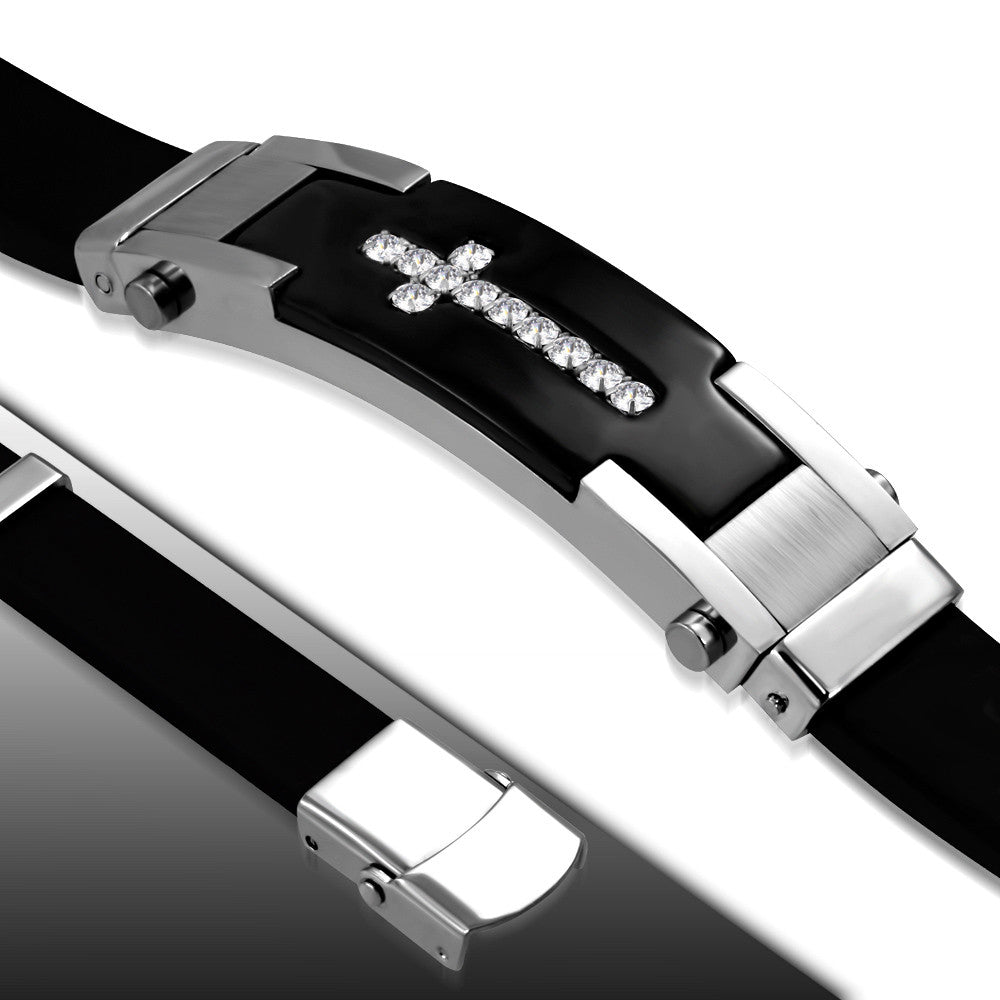 Diamond Black Men's Bracelet