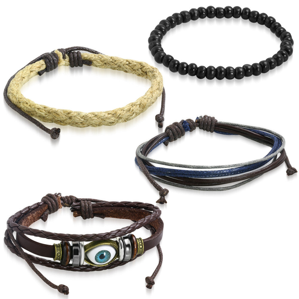 Stackable Eye Bracelet Set