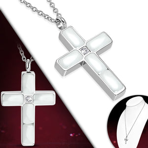 White Cross Men's Pendant