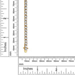 925 Sterling Silver Cubic Zirconia Tennis Bracelet