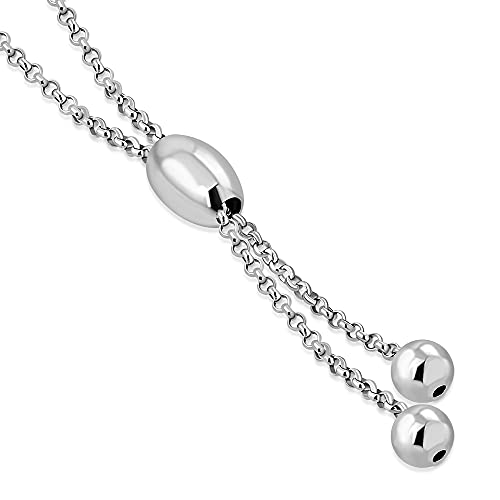 Womens 925 Sterling Silver Y Necklace