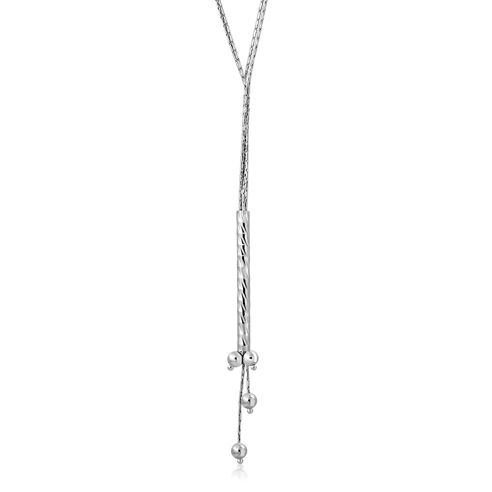 Women's 925 Sterling Silver Y Necklace