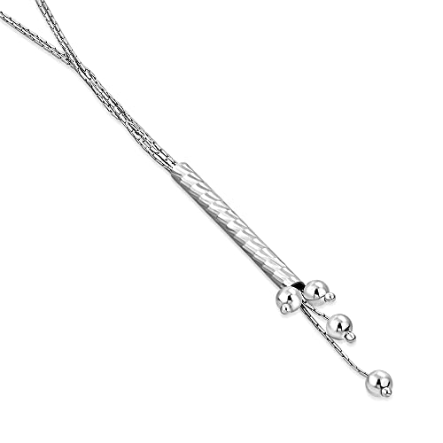 Women's 925 Sterling Silver Y Necklace