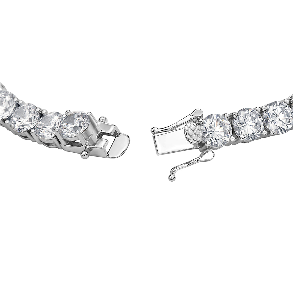 925 Sterling Silver Cubic Zirconia Tennis Bracelet