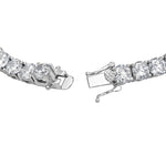 925 Sterling Silver Cubic Zirconia Tennis Bracelet