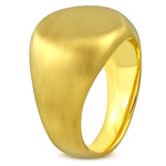 Mens Circular Geometric Statement Ring Stainless Steel